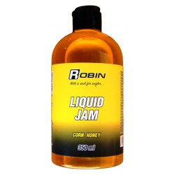 Ликвид джем для рыбалки, Robin Liquid Jam, 350мл, вкус Кукуруза – Мед (Corn – Honey)